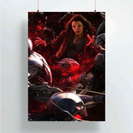 Onyourcases Scarlet Witch The Avengers Age of Ultron Custom Poster New Silk Poster Wall Decor Home Decoration Wall Art Satin Silky Decorative Wallpaper Personalized Wall Hanging 20x14 Inch 24x35 Inch Poster