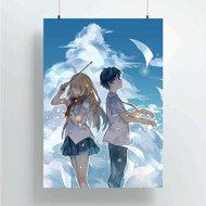 Onyourcases Shigatsu wa Kimi no Uso Your Lie in April Custom Poster New Silk Poster Wall Decor Home Decoration Wall Art Satin Silky Decorative Wallpaper Personalized Wall Hanging 20x14 Inch 24x35 Inch Poster