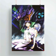 Onyourcases Shinji and Kaworu Neon Genesis Evangelion Custom Poster New Silk Poster Wall Decor Home Decoration Wall Art Satin Silky Decorative Wallpaper Personalized Wall Hanging 20x14 Inch 24x35 Inch Poster