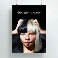 Onyourcases Sia This is Acting Custom Poster New Silk Poster Wall Decor Home Decoration Wall Art Satin Silky Decorative Wallpaper Personalized Wall Hanging 20x14 Inch 24x35 Inch Poster