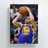 Onyourcases Stephen Curry Golden State Warriors Art Custom Poster New Silk Poster Wall Decor Home Decoration Wall Art Satin Silky Decorative Wallpaper Personalized Wall Hanging 20x14 Inch 24x35 Inch Poster