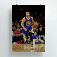 Onyourcases Stephen Curry Golden State Warriors Custom Poster New Silk Poster Wall Decor Home Decoration Wall Art Satin Silky Decorative Wallpaper Personalized Wall Hanging 20x14 Inch 24x35 Inch Poster