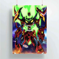 Onyourcases Tengen Toppa Gurren Lagann Custom Poster New Silk Poster Wall Decor Home Decoration Wall Art Satin Silky Decorative Wallpaper Personalized Wall Hanging 20x14 Inch 24x35 Inch Poster