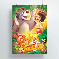 Onyourcases The Jungle Book Friendship Characters Custom Poster New Silk Poster Wall Decor Home Decoration Wall Art Satin Silky Decorative Wallpaper Personalized Wall Hanging 20x14 Inch 24x35 Inch Poster