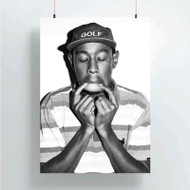 Onyourcases Tyler The Creator Golf Custom Poster New Silk Poster Wall Decor Home Decoration Wall Art Satin Silky Decorative Wallpaper Personalized Wall Hanging 20x14 Inch 24x35 Inch Poster