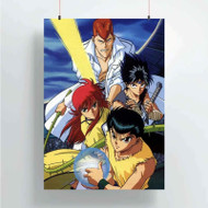Onyourcases Yu Yu Hakusho Custom Poster New Silk Poster Wall Decor Home Decoration Wall Art Satin Silky Decorative Wallpaper Personalized Wall Hanging 20x14 Inch 24x35 Inch Poster
