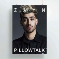 Onyourcases Zayn Malik Pillow Talk Custom Poster New Silk Poster Wall Decor Home Decoration Wall Art Satin Silky Decorative Wallpaper Personalized Wall Hanging 20x14 Inch 24x35 Inch Poster