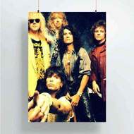 Onyourcases Aerosmith Custom Poster Art Silk Poster Wall Decor Home Decoration Wall Art Satin Silky Decorative Wallpaper Personalized Wall Hanging 20x14 Inch 24x35 Inch Poster