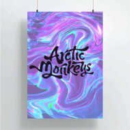 Onyourcases Arctic Monkeys 2 Custom Poster Art Silk Poster Wall Decor Home Decoration Wall Art Satin Silky Decorative Wallpaper Personalized Wall Hanging 20x14 Inch 24x35 Inch Poster