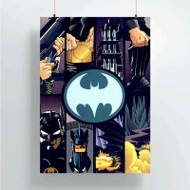 Onyourcases Batman Collage Custom Poster Art Silk Poster Wall Decor Home Decoration Wall Art Satin Silky Decorative Wallpaper Personalized Wall Hanging 20x14 Inch 24x35 Inch Poster