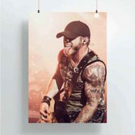 Onyourcases Brantley Gilbert Custom Poster Art Silk Poster Wall Decor Home Decoration Wall Art Satin Silky Decorative Wallpaper Personalized Wall Hanging 20x14 Inch 24x35 Inch Poster