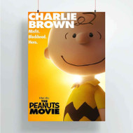 Onyourcases Charlie Brown The Peanuts Movie Custom Poster Art Silk Poster Wall Decor Home Decoration Wall Art Satin Silky Decorative Wallpaper Personalized Wall Hanging 20x14 Inch 24x35 Inch Poster