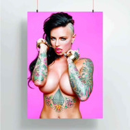 Onyourcases Christy Mack Custom Poster Art Silk Poster Wall Decor Home Decoration Wall Art Satin Silky Decorative Wallpaper Personalized Wall Hanging 20x14 Inch 24x35 Inch Poster