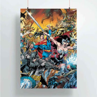 Onyourcases DC Comics Superheroes Custom Poster Art Silk Poster Wall Decor Home Decoration Wall Art Satin Silky Decorative Wallpaper Personalized Wall Hanging 20x14 Inch 24x35 Inch Poster