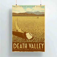 Onyourcases Death Valley National Park Custom Poster Art Silk Poster Wall Decor Home Decoration Wall Art Satin Silky Decorative Wallpaper Personalized Wall Hanging 20x14 Inch 24x35 Inch Poster