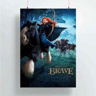 Onyourcases Disney Pixar Brave Merida Custom Poster Art Silk Poster Wall Decor Home Decoration Wall Art Satin Silky Decorative Wallpaper Personalized Wall Hanging 20x14 Inch 24x35 Inch Poster
