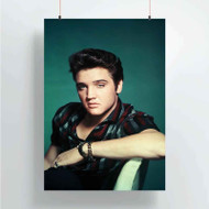 Onyourcases Elvis Presley Custom Poster Art Silk Poster Wall Decor Home Decoration Wall Art Satin Silky Decorative Wallpaper Personalized Wall Hanging 20x14 Inch 24x35 Inch Poster