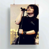 Onyourcases Gerard Way My Chemical Romance Custom Poster Art Silk Poster Wall Decor Home Decoration Wall Art Satin Silky Decorative Wallpaper Personalized Wall Hanging 20x14 Inch 24x35 Inch Poster