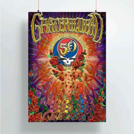 Onyourcases Grateful Dead Custom Poster Art Silk Poster Wall Decor Home Decoration Wall Art Satin Silky Decorative Wallpaper Personalized Wall Hanging 20x14 Inch 24x35 Inch Poster