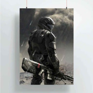 Onyourcases Halo Odst Custom Poster Art Silk Poster Wall Decor Home Decoration Wall Art Satin Silky Decorative Wallpaper Personalized Wall Hanging 20x14 Inch 24x35 Inch Poster