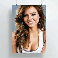 Onyourcases Jessica Alba Custom Poster Art Silk Poster Wall Decor Home Decoration Wall Art Satin Silky Decorative Wallpaper Personalized Wall Hanging 20x14 Inch 24x35 Inch Poster