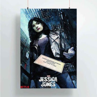 Onyourcases Marvel Jessica Jones Custom Poster Art Silk Poster Wall Decor Home Decoration Wall Art Satin Silky Decorative Wallpaper Personalized Wall Hanging 20x14 Inch 24x35 Inch Poster