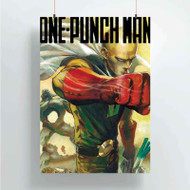 Onyourcases One Punch Man Red Hand Custom Poster Art Silk Poster Wall Decor Home Decoration Wall Art Satin Silky Decorative Wallpaper Personalized Wall Hanging 20x14 Inch 24x35 Inch Poster