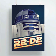 Onyourcases R2 D2 Star Wars Custom Poster Art Silk Poster Wall Decor Home Decoration Wall Art Satin Silky Decorative Wallpaper Personalized Wall Hanging 20x14 Inch 24x35 Inch Poster