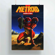 Onyourcases Return of Samus Metroid Custom Poster Art Silk Poster Wall Decor Home Decoration Wall Art Satin Silky Decorative Wallpaper Personalized Wall Hanging 20x14 Inch 24x35 Inch Poster