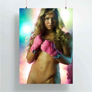 Onyourcases Ronda Rousey UFC Women s Custom Poster Art Silk Poster Wall Decor Home Decoration Wall Art Satin Silky Decorative Wallpaper Personalized Wall Hanging 20x14 Inch 24x35 Inch Poster