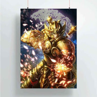 Onyourcases Saint Seiya Custom Poster Art Silk Poster Wall Decor Home Decoration Wall Art Satin Silky Decorative Wallpaper Personalized Wall Hanging 20x14 Inch 24x35 Inch Poster