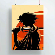 Onyourcases Samurai Champloo Custom Poster Art Silk Poster Wall Decor Home Decoration Wall Art Satin Silky Decorative Wallpaper Personalized Wall Hanging 20x14 Inch 24x35 Inch Poster