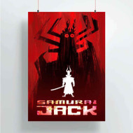 Onyourcases Samurai Jack Custom Poster Art Silk Poster Wall Decor Home Decoration Wall Art Satin Silky Decorative Wallpaper Personalized Wall Hanging 20x14 Inch 24x35 Inch Poster