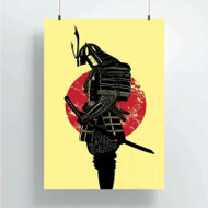 Onyourcases Samurai Warrior Custom Poster Art Silk Poster Wall Decor Home Decoration Wall Art Satin Silky Decorative Wallpaper Personalized Wall Hanging 20x14 Inch 24x35 Inch Poster
