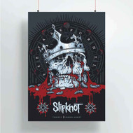 Onyourcases Slipknot Custom Poster Art Silk Poster Wall Decor Home Decoration Wall Art Satin Silky Decorative Wallpaper Personalized Wall Hanging 20x14 Inch 24x35 Inch Poster