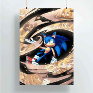 Onyourcases Sonic The Hedgehog Printed Custom Poster Art Silk Poster Wall Decor Home Decoration Wall Art Satin Silky Decorative Wallpaper Personalized Wall Hanging 20x14 Inch 24x35 Inch Poster