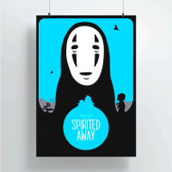 Onyourcases Spirited Away Studio Ghibli Custom Poster Art Silk Poster Wall Decor Home Decoration Wall Art Satin Silky Decorative Wallpaper Personalized Wall Hanging 20x14 Inch 24x35 Inch Poster