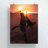 Onyourcases Star Wars The Force Awakens Boba Fett Custom Poster Art Silk Poster Wall Decor Home Decoration Wall Art Satin Silky Decorative Wallpaper Personalized Wall Hanging 20x14 Inch 24x35 Inch Poster