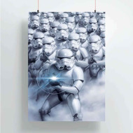 Onyourcases Stormtrooper Collage Custom Poster Art Silk Poster Wall Decor Home Decoration Wall Art Satin Silky Decorative Wallpaper Personalized Wall Hanging 20x14 Inch 24x35 Inch Poster