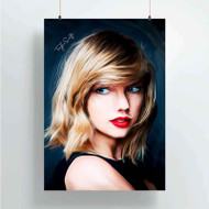 Onyourcases Taylor Swift Custom Poster Art Silk Poster Wall Decor Home Decoration Wall Art Satin Silky Decorative Wallpaper Personalized Wall Hanging 20x14 Inch 24x35 Inch Poster