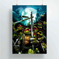 Onyourcases Teenage Mutant Ninja Turtles Ready Fighting Custom Poster Art Silk Poster Wall Decor Home Decoration Wall Art Satin Silky Decorative Wallpaper Personalized Wall Hanging 20x14 Inch 24x35 Inch Poster