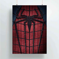 Onyourcases The Amazing Spiderman 2 Logo Custom Poster Art Silk Poster Wall Decor Home Decoration Wall Art Satin Silky Decorative Wallpaper Personalized Wall Hanging 20x14 Inch 24x35 Inch Poster