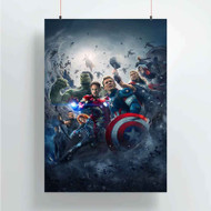Onyourcases The Avengers age of Ultron Custom Poster Art Silk Poster Wall Decor Home Decoration Wall Art Satin Silky Decorative Wallpaper Personalized Wall Hanging 20x14 Inch 24x35 Inch Poster
