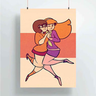 Onyourcases Velma and Daphne Scooby Doo Custom Poster Art Silk Poster Wall Decor Home Decoration Wall Art Satin Silky Decorative Wallpaper Personalized Wall Hanging 20x14 Inch 24x35 Inch Poster