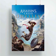 Onyourcases Assassin s Creed Odyssey 2 Custom Poster Awesome Silk Poster Wall Decor Home Decoration Wall Art Satin Silky Decorative Wallpaper Personalized Wall Hanging 20x14 Inch 24x35 Inch Poster