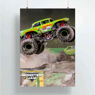 Onyourcases Avenger Monster Jam Truck Custom Poster Awesome Silk Poster Wall Decor Home Decoration Wall Art Satin Silky Decorative Wallpaper Personalized Wall Hanging 20x14 Inch 24x35 Inch Poster