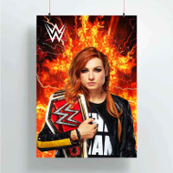 Onyourcases Becky Lynch WWE Custom Poster Awesome Silk Poster Wall Decor Home Decoration Wall Art Satin Silky Decorative Wallpaper Personalized Wall Hanging 20x14 Inch 24x35 Inch Poster