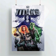Onyourcases DC Comics Titans Custom Poster Awesome Silk Poster Wall Decor Home Decoration Wall Art Satin Silky Decorative Wallpaper Personalized Wall Hanging 20x14 Inch 24x35 Inch Poster