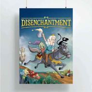 Onyourcases Disenchantment Custom Poster Awesome Silk Poster Wall Decor Home Decoration Wall Art Satin Silky Decorative Wallpaper Personalized Wall Hanging 20x14 Inch 24x35 Inch Poster