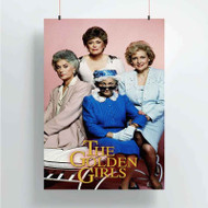Onyourcases Golden Girls Custom Poster Awesome Silk Poster Wall Decor Home Decoration Wall Art Satin Silky Decorative Wallpaper Personalized Wall Hanging 20x14 Inch 24x35 Inch Poster